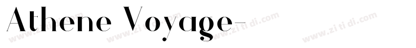 Athene Voyage字体转换